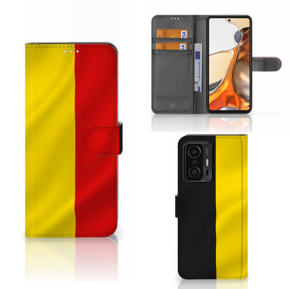 Xiaomi 11T | 11T Pro Bookstyle Case Belgische Vlag