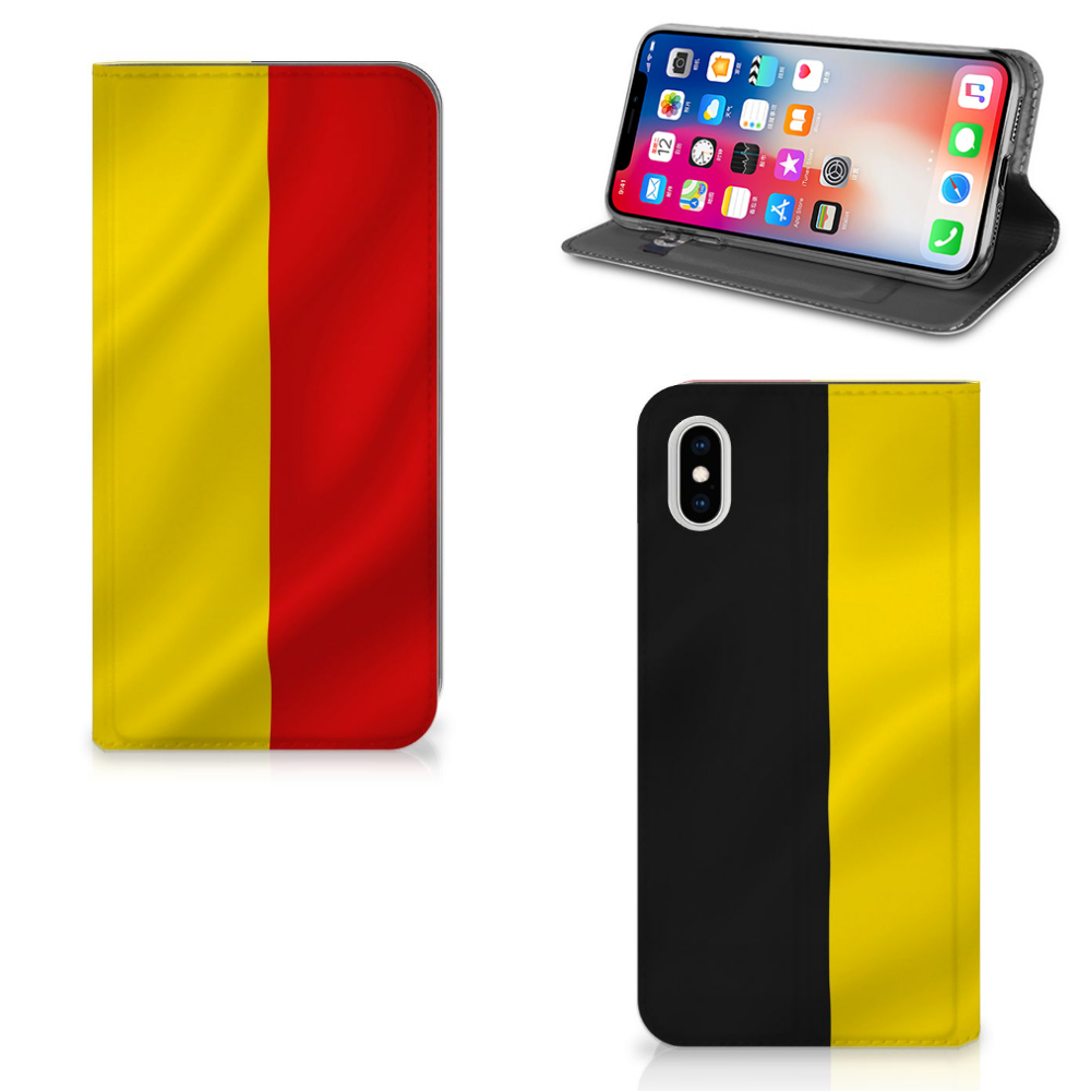 Apple iPhone Xs Max Standcase Belgische Vlag