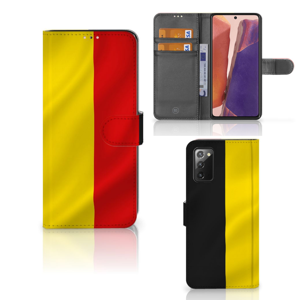 Samsung Galaxy Note 20 Bookstyle Case Belgische Vlag