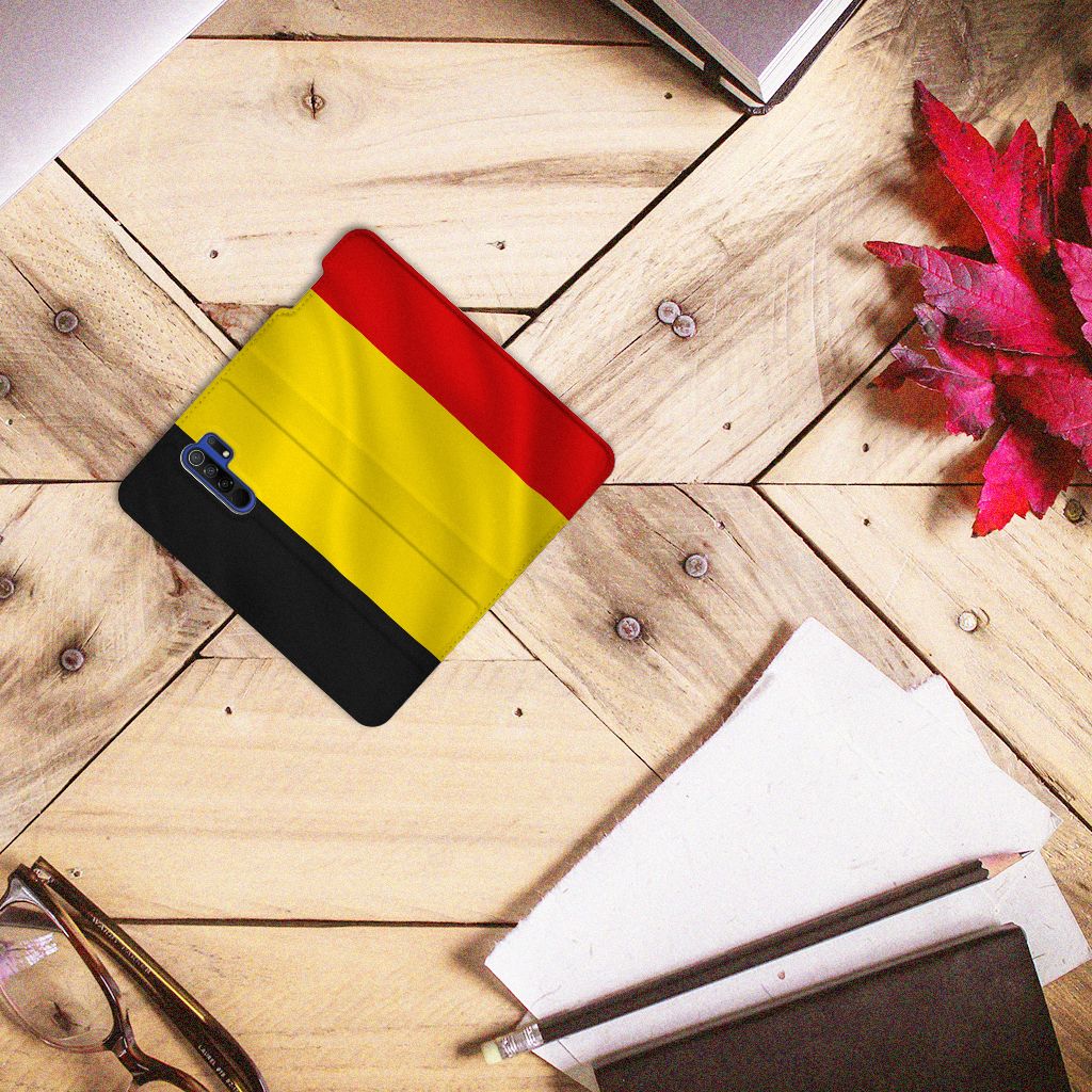 Xiaomi Redmi 9 Standcase Belgische Vlag