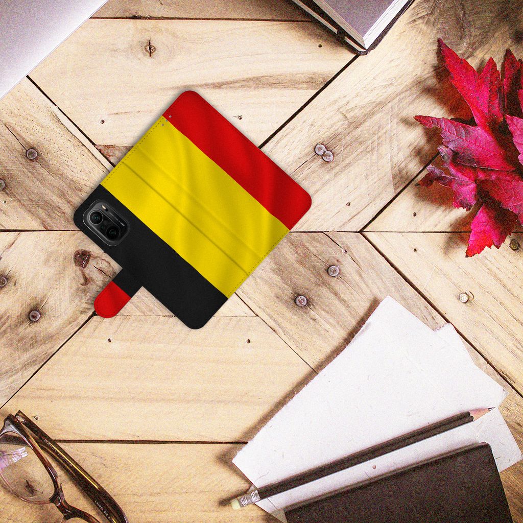 Poco F3 | Xiaomi Mi 11i Bookstyle Case Belgische Vlag