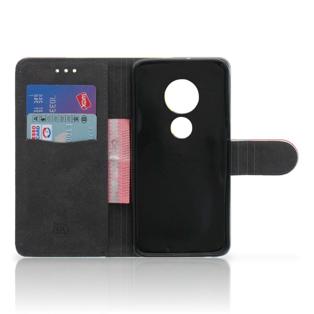 Motorola Moto G7 Play Bookstyle Case Belgische Vlag