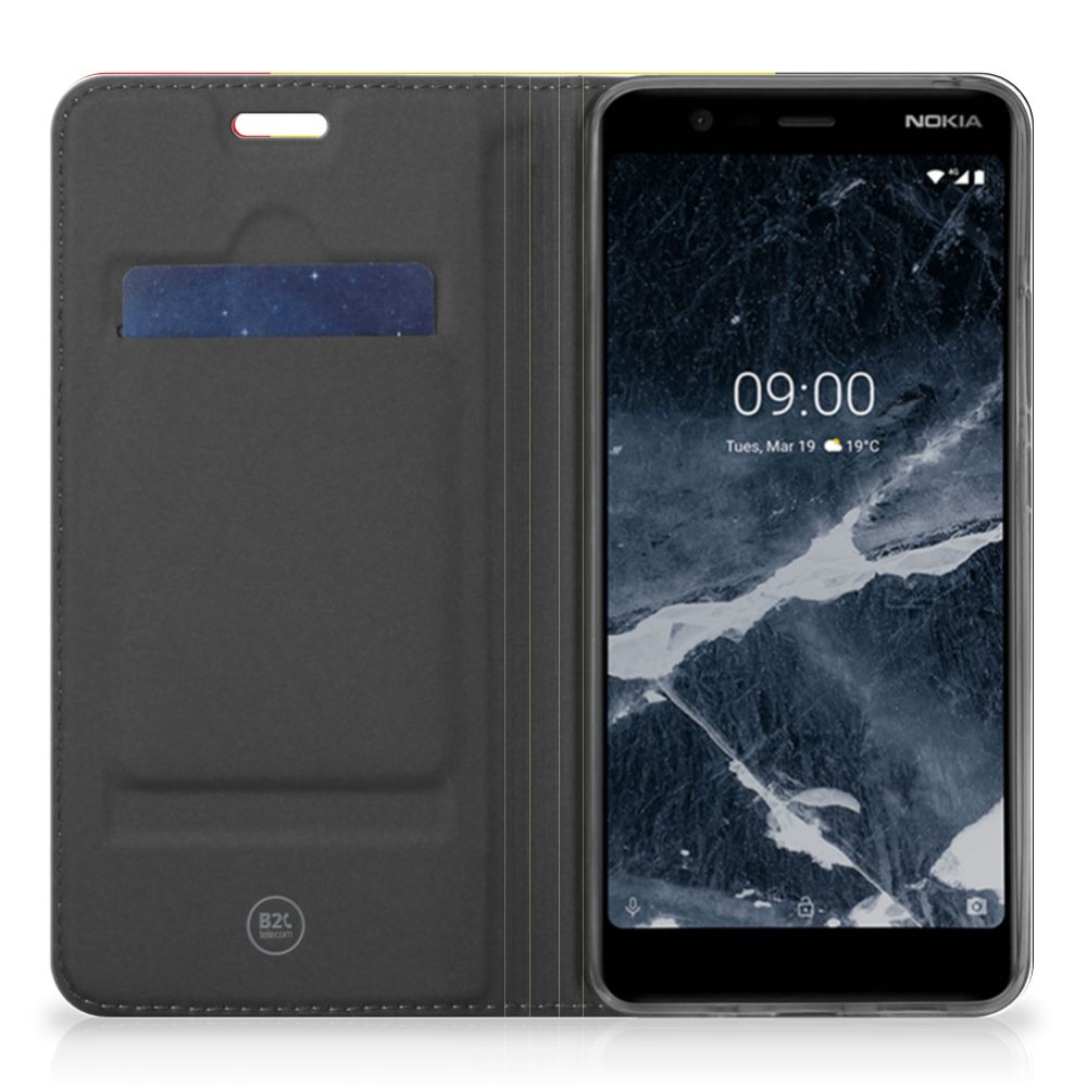 Nokia 5.1 (2018) Standcase Belgische Vlag
