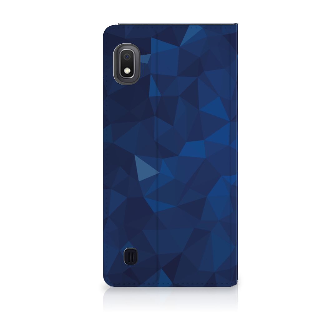 Stand Case voor Samsung Galaxy A10 Polygon Blue