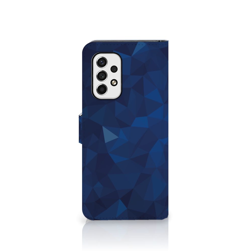 Book Case voor Samsung Galaxy A53 Polygon Blue