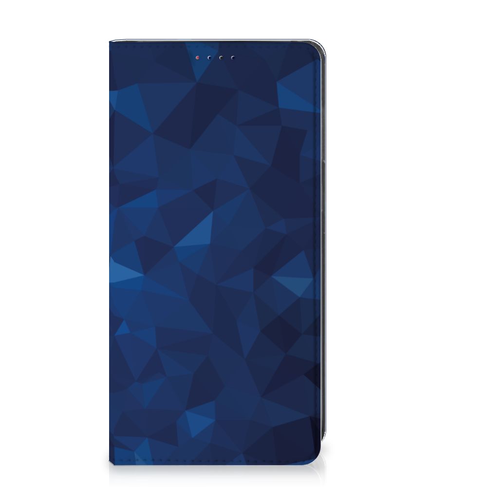 Stand Case voor Samsung Galaxy A10 Polygon Blue