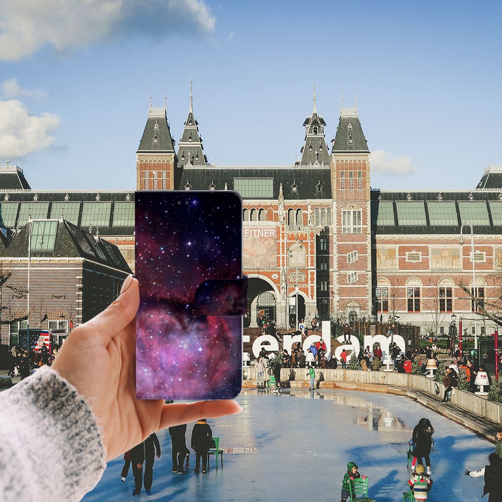Book Case voor Huawei P10 Lite Galaxy