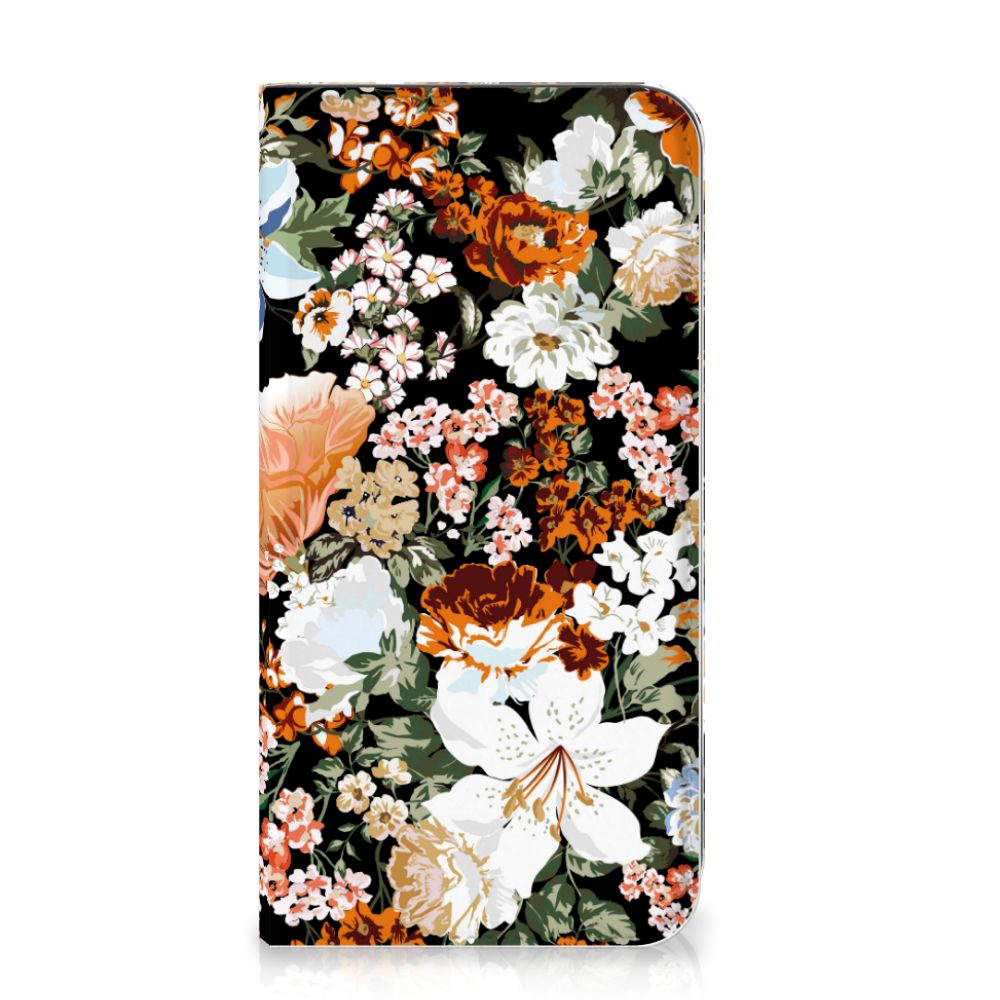 Smart Cover voor Apple iPhone 11 Pro Max Dark Flowers