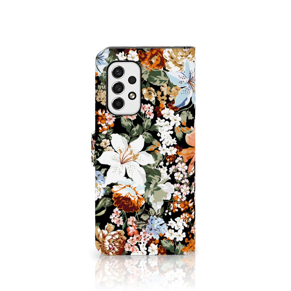 Hoesje voor Samsung Galaxy A53 Dark Flowers