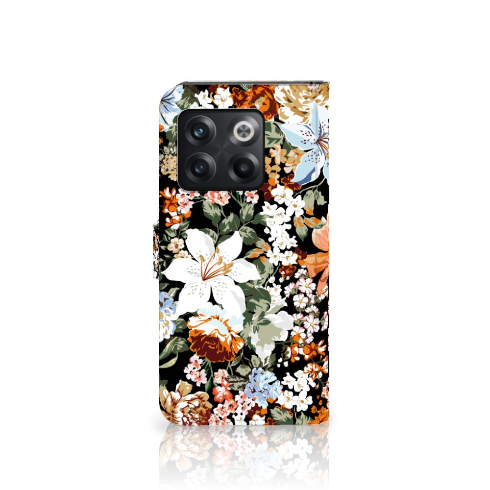 Hoesje voor OnePlus 10T Dark Flowers