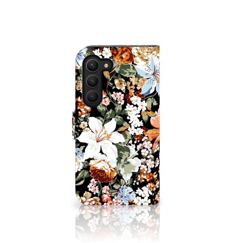 Hoesje voor Samsung Galaxy S23 Dark Flowers