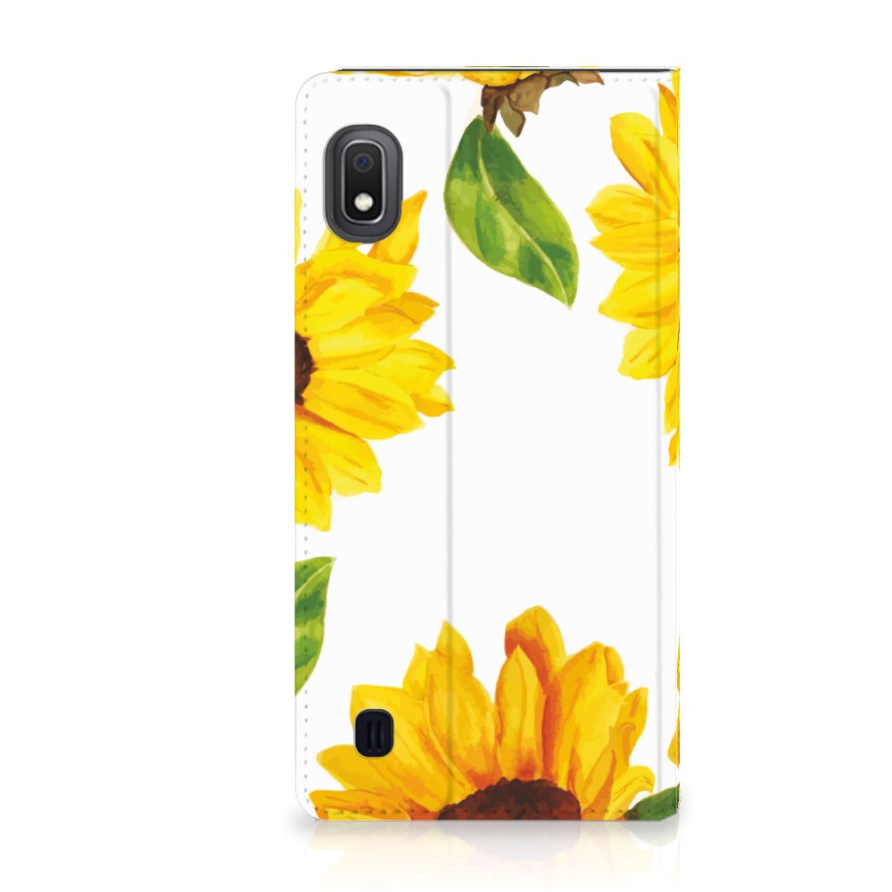 Smart Cover voor Samsung Galaxy A10 Zonnebloemen