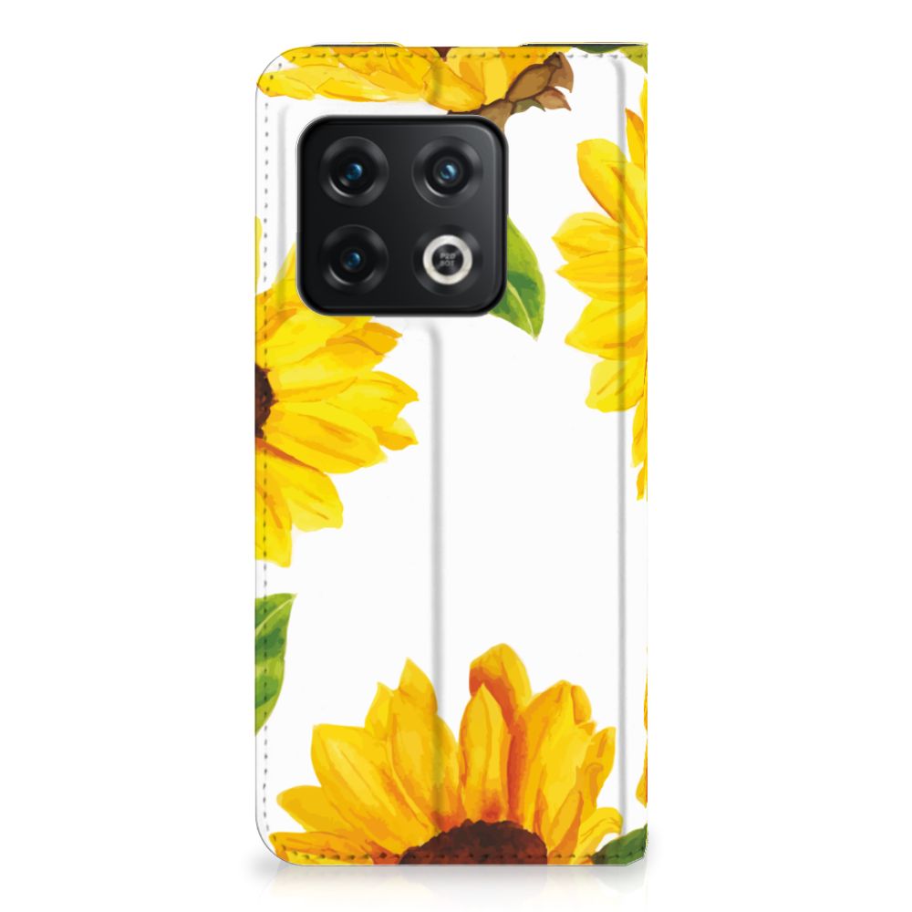 Smart Cover voor OnePlus 10 Pro Zonnebloemen