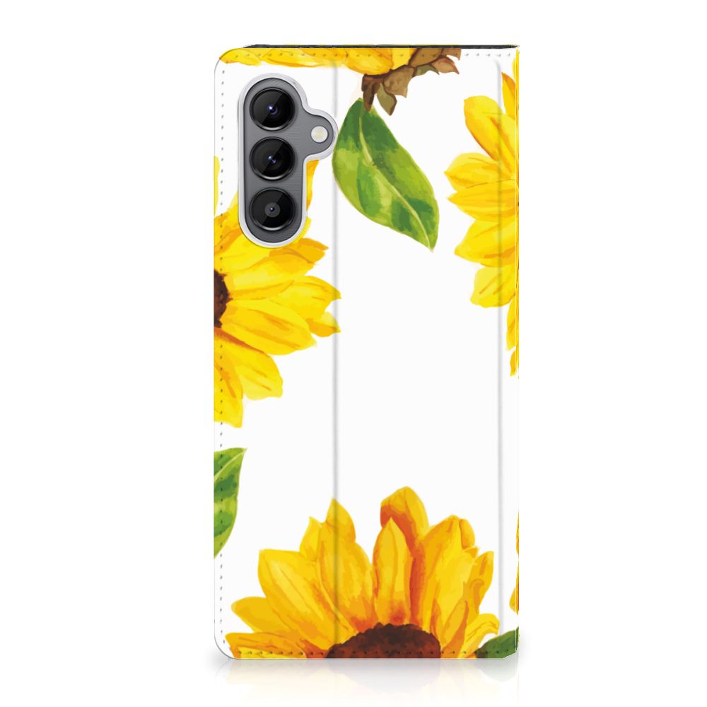 Smart Cover voor Samsung Galaxy A34 Zonnebloemen