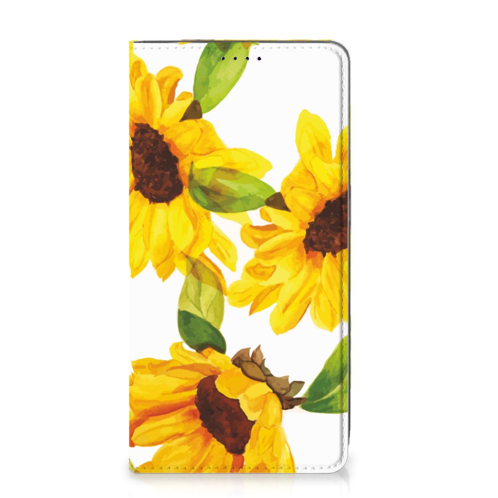 Smart Cover voor Samsung Galaxy A50 Zonnebloemen