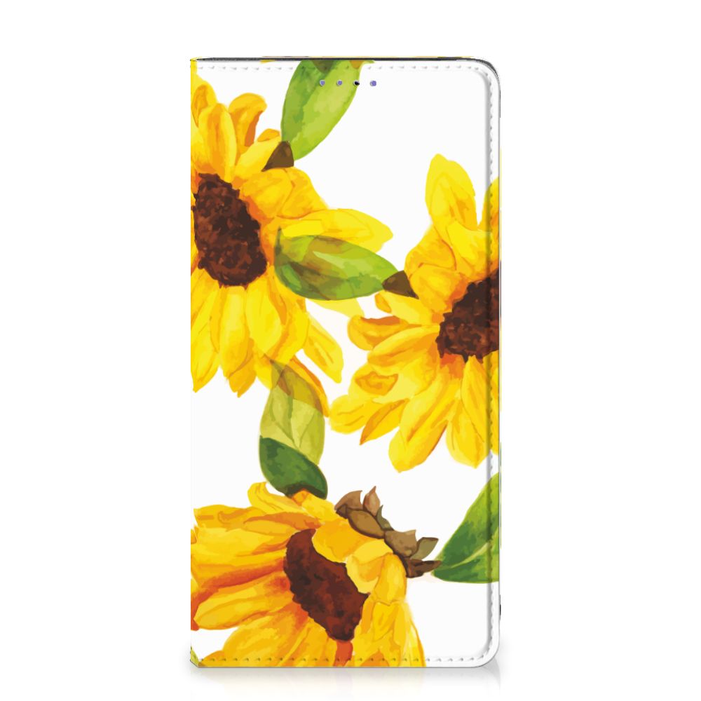 Smart Cover voor Samsung Galaxy A51 Zonnebloemen