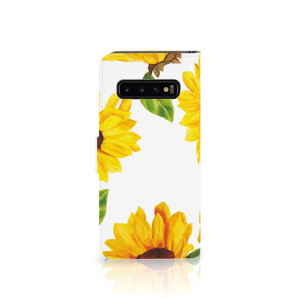 Hoesje voor Samsung Galaxy S10 Zonnebloemen