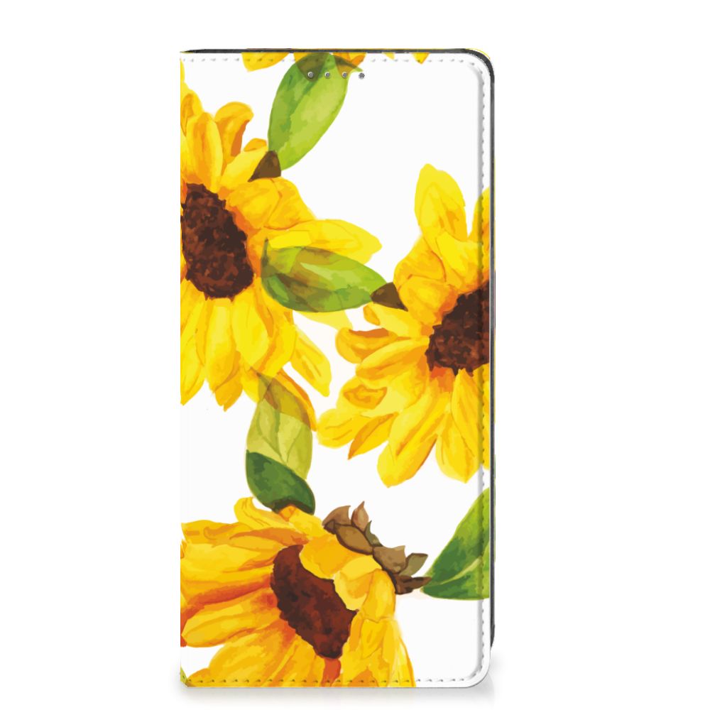 Smart Cover voor Samsung Galaxy A34 Zonnebloemen