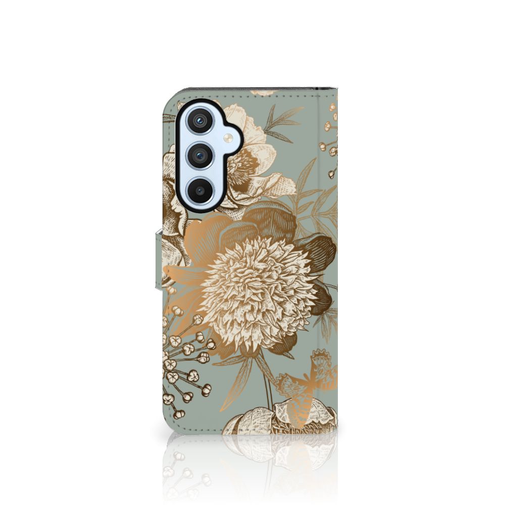 Hoesje voor Samsung Galaxy A54 5G Vintage Bird Flowers