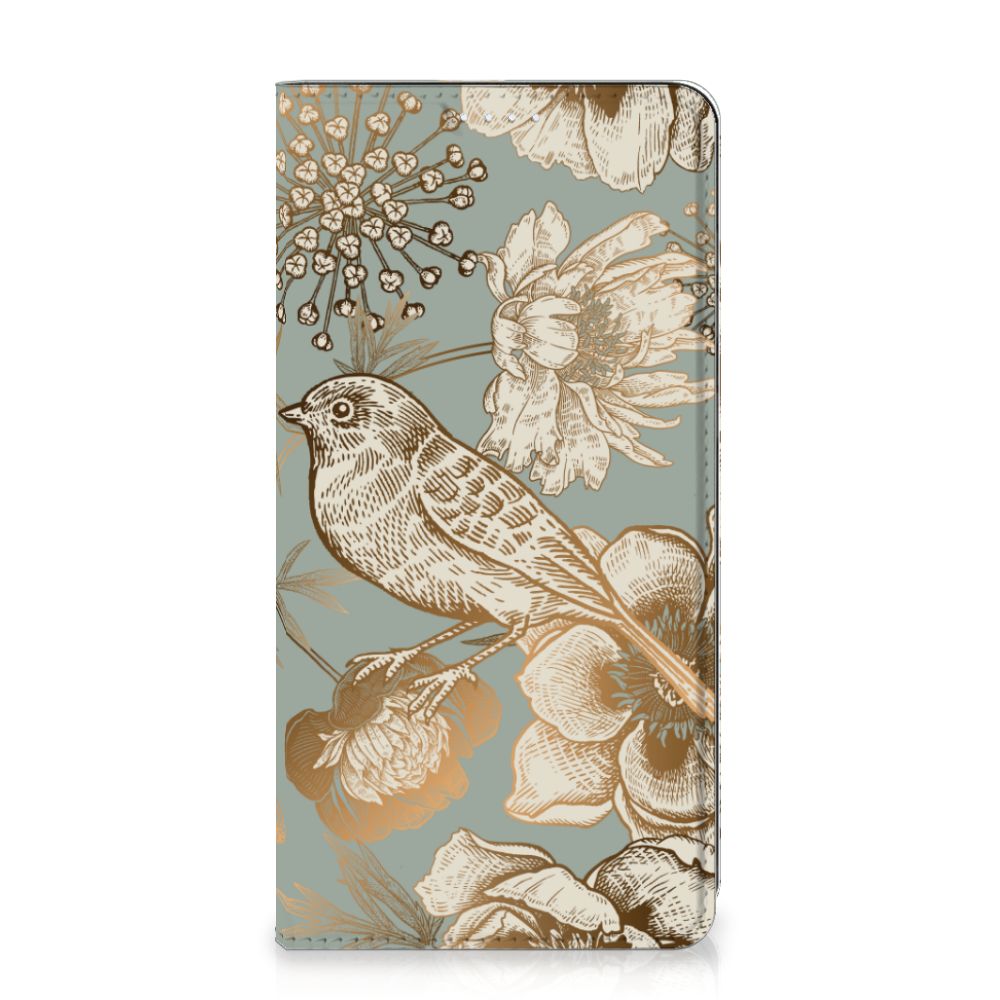 Smart Cover voor Samsung Galaxy S20 FE Vintage Bird Flowers