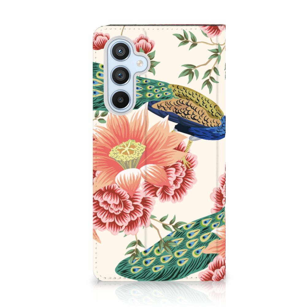 Hoesje maken voor Samsung Galaxy A54 Pink Peacock