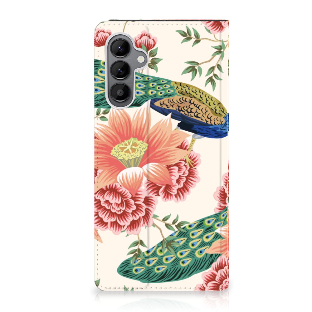Hoesje maken voor Samsung Galaxy A34 Pink Peacock