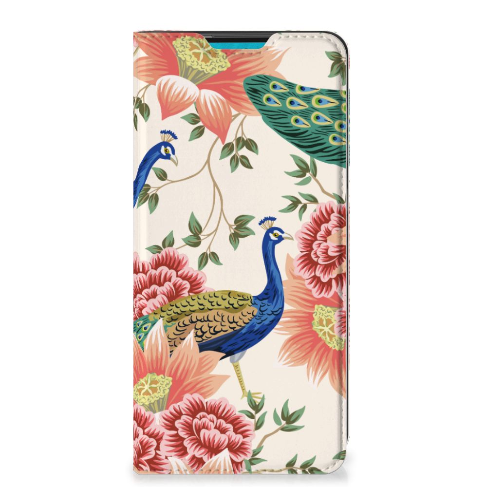 Hoesje maken voor Samsung Galaxy A73 Pink Peacock