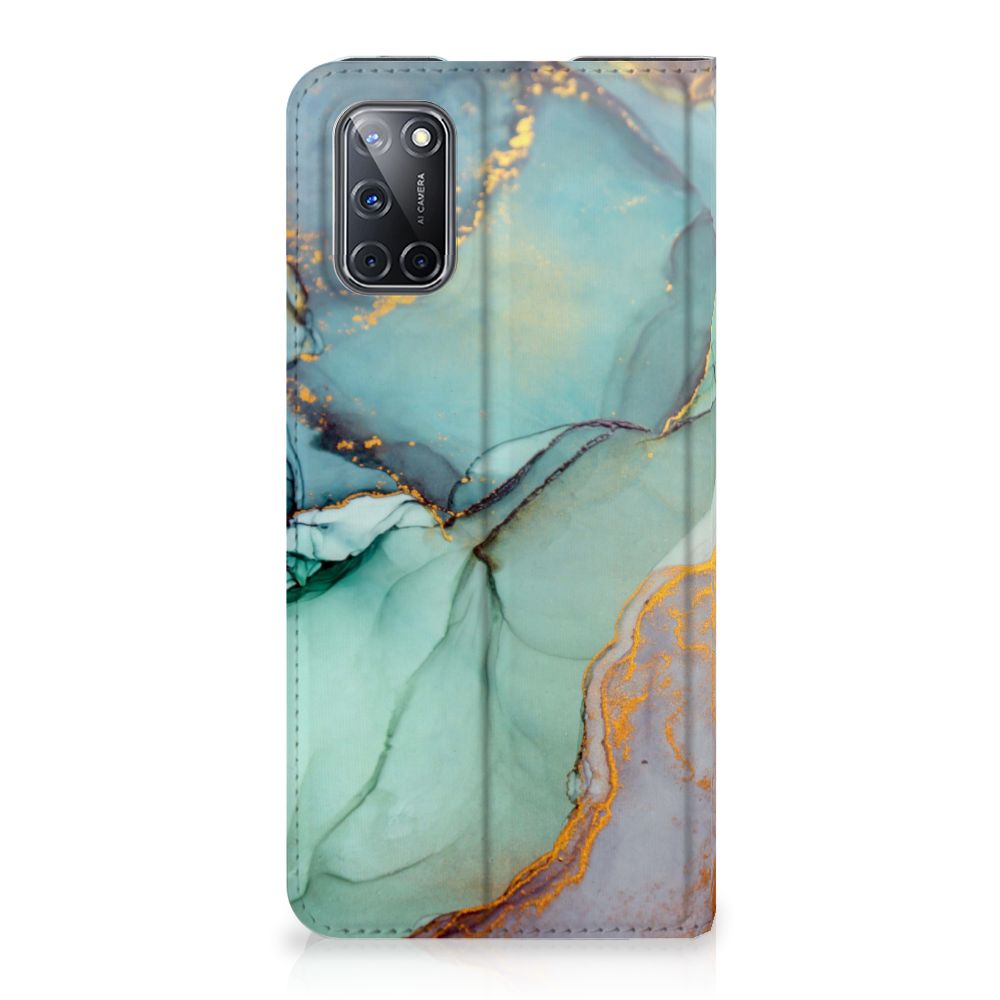 Bookcase voor OPPO A52 | A72 Watercolor Mix