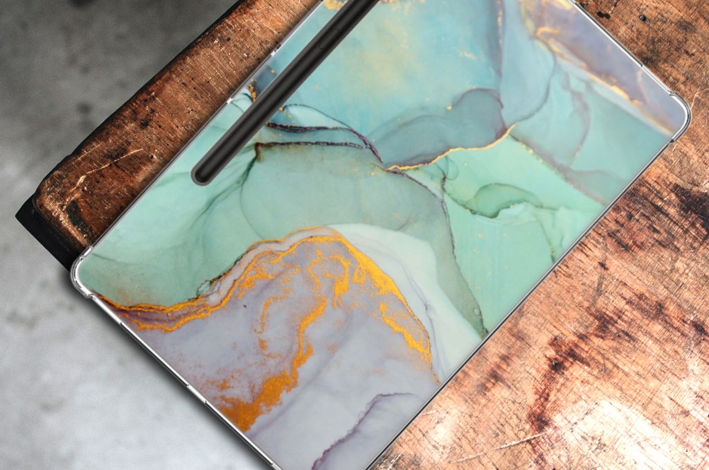 Tablethoes voor Samsung Galaxy Tab S9 Plus Watercolor Mix