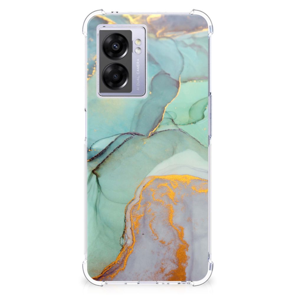 Back Cover voor OPPO A77 5G | A57 5G Watercolor Mix