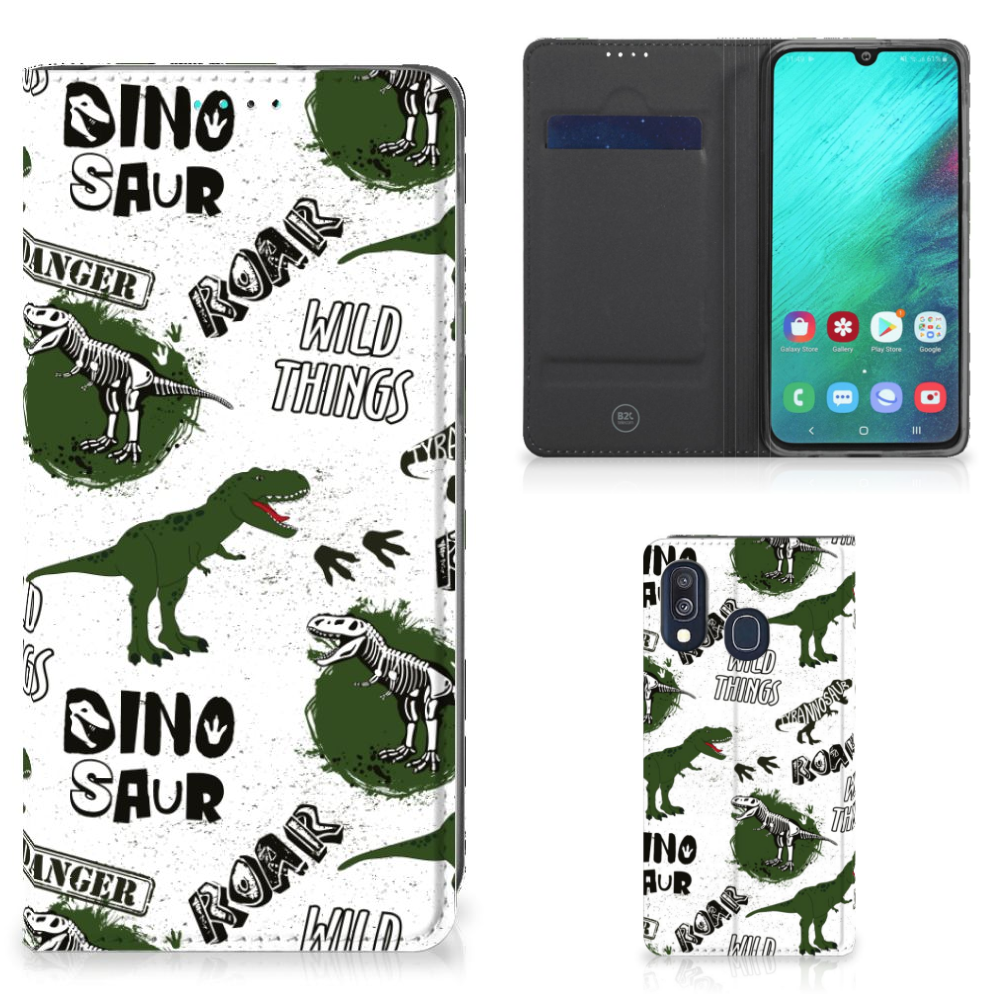 Hoesje maken voor Samsung Galaxy A40 Dinosaurus