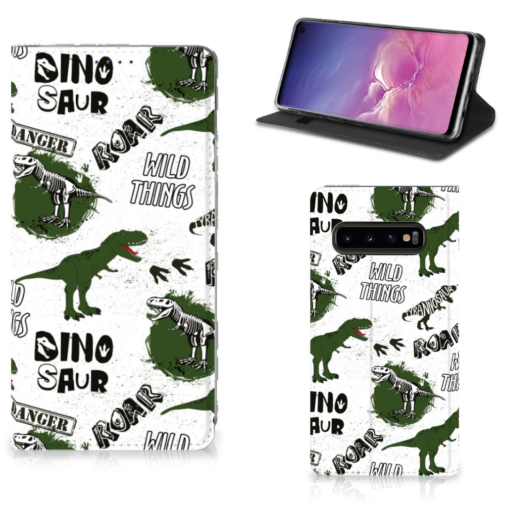 Hoesje maken voor Samsung Galaxy S10 Dinosaurus