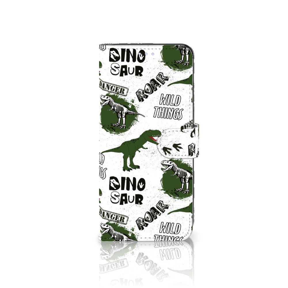 Telefoonhoesje met Pasjes voor OPPO Reno 8 Lite | OnePlus Nord N20 Dinosaurus