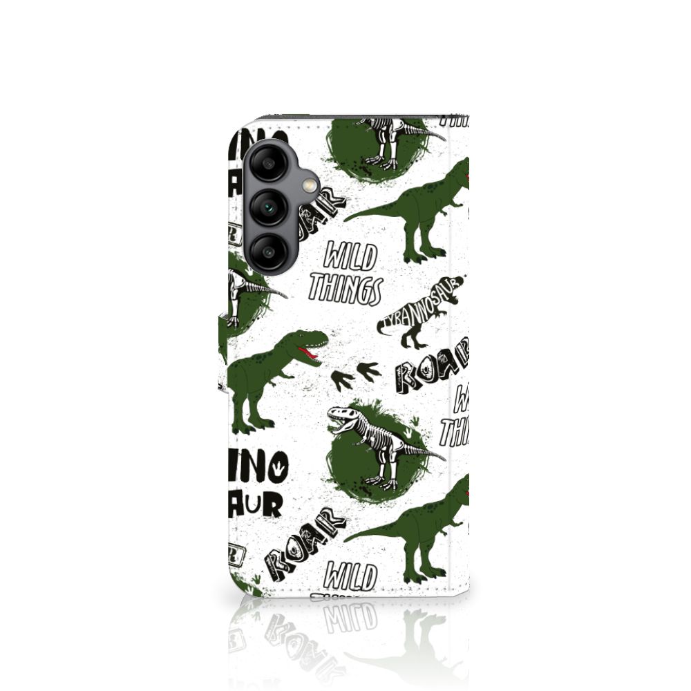 Telefoonhoesje met Pasjes voor Samsung Galaxy A34 Dinosaurus