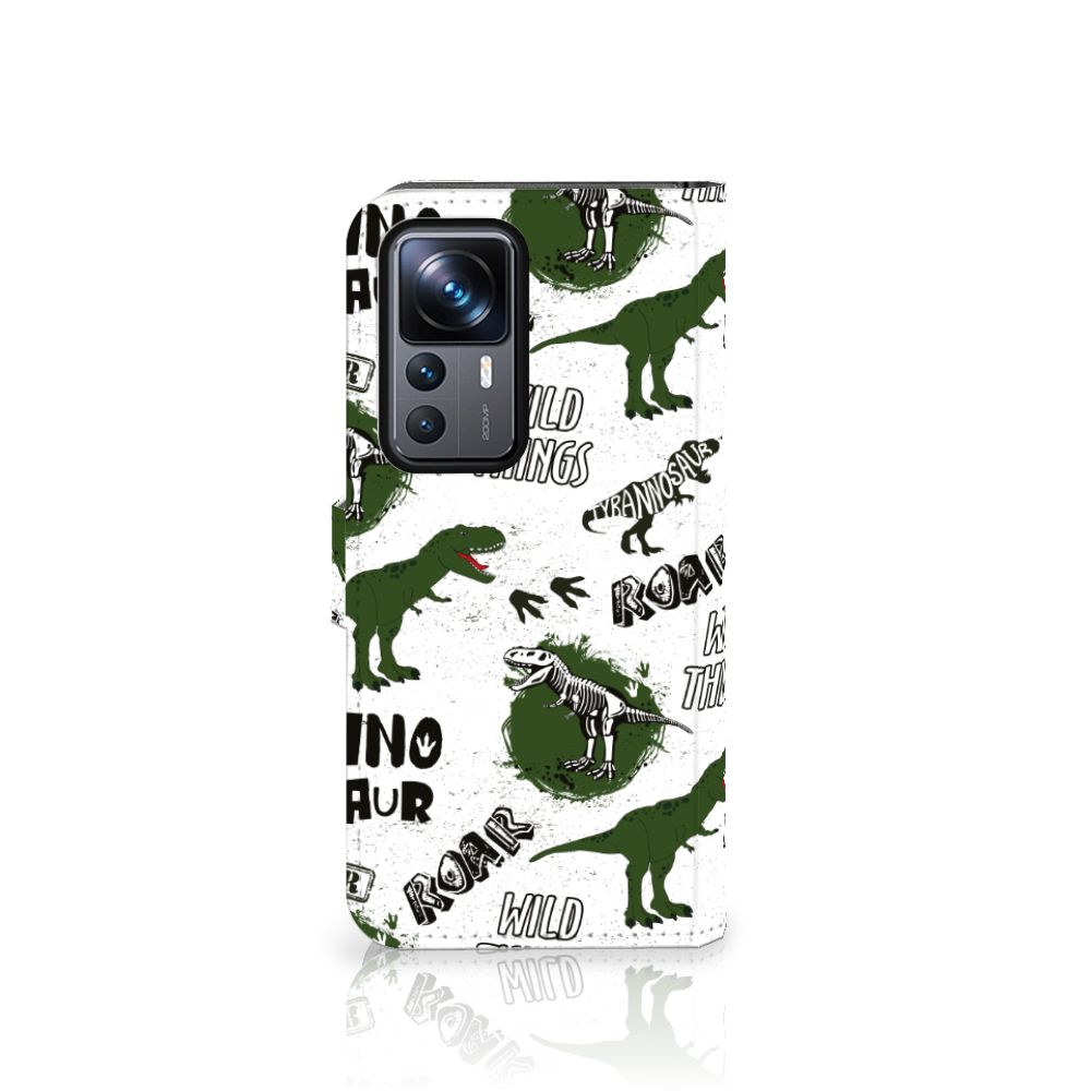 Telefoonhoesje met Pasjes voor Xiaomi 12T | 12T Pro Dinosaurus
