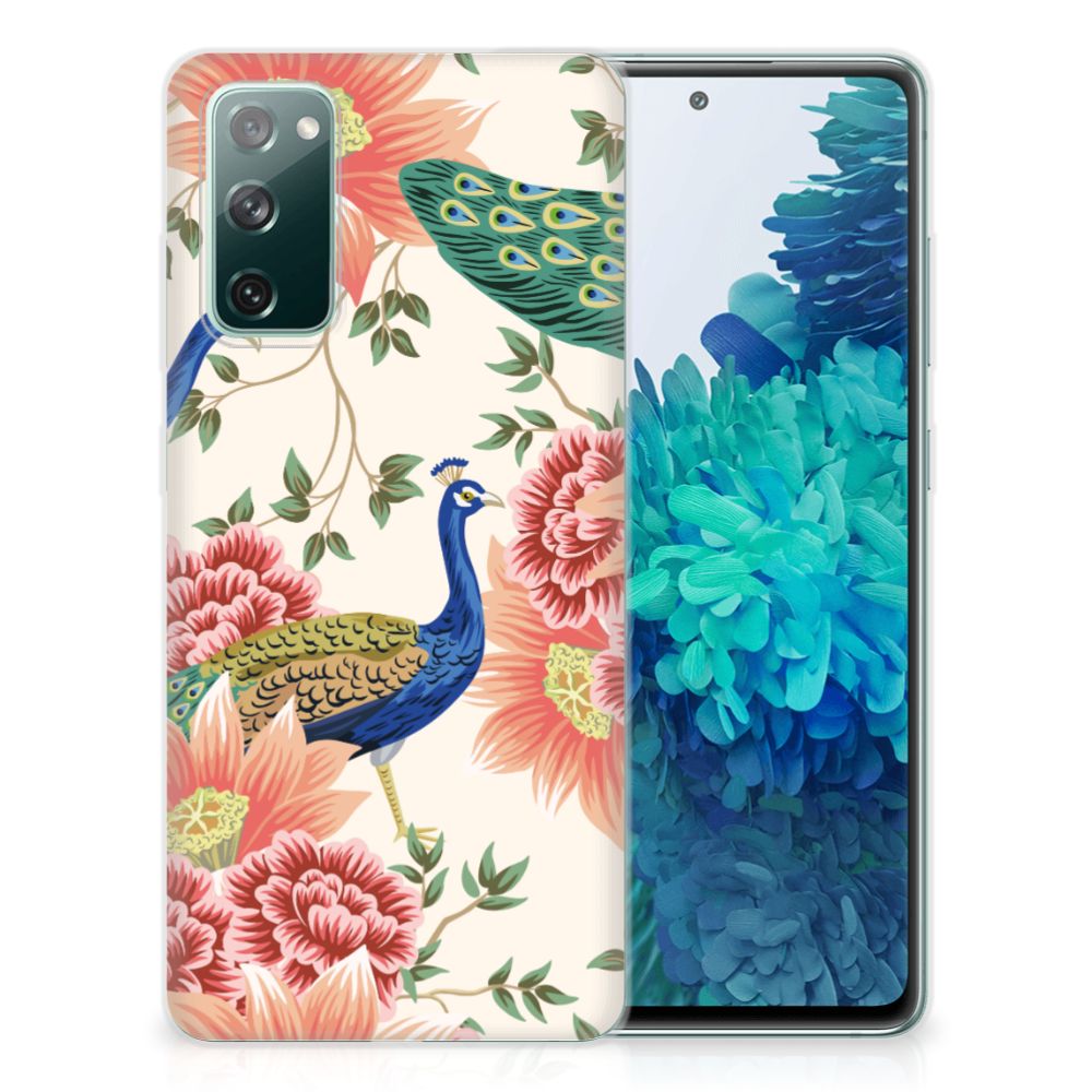 TPU Hoesje voor Samsung Galaxy S20 FE Pink Peacock