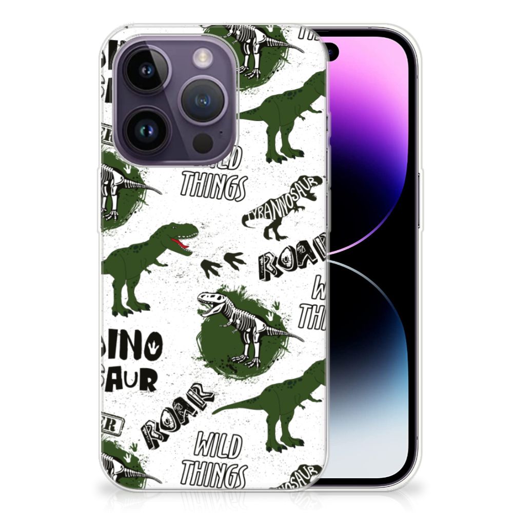 TPU Hoesje voor Apple iPhone 14 Pro Dinosaurus