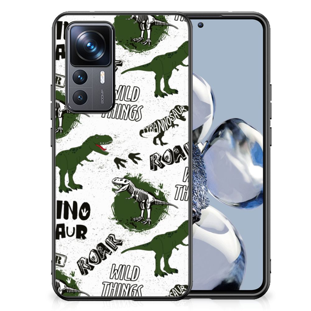 Dierenprint Telefoonhoesje voor Xiaomi 12T | 12T Pro Dinosaurus