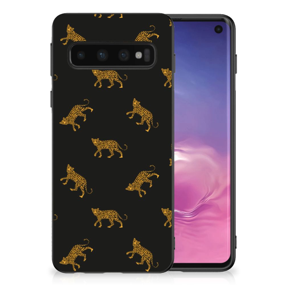 Back Cover voor Samsung Galaxy S10 Leopards