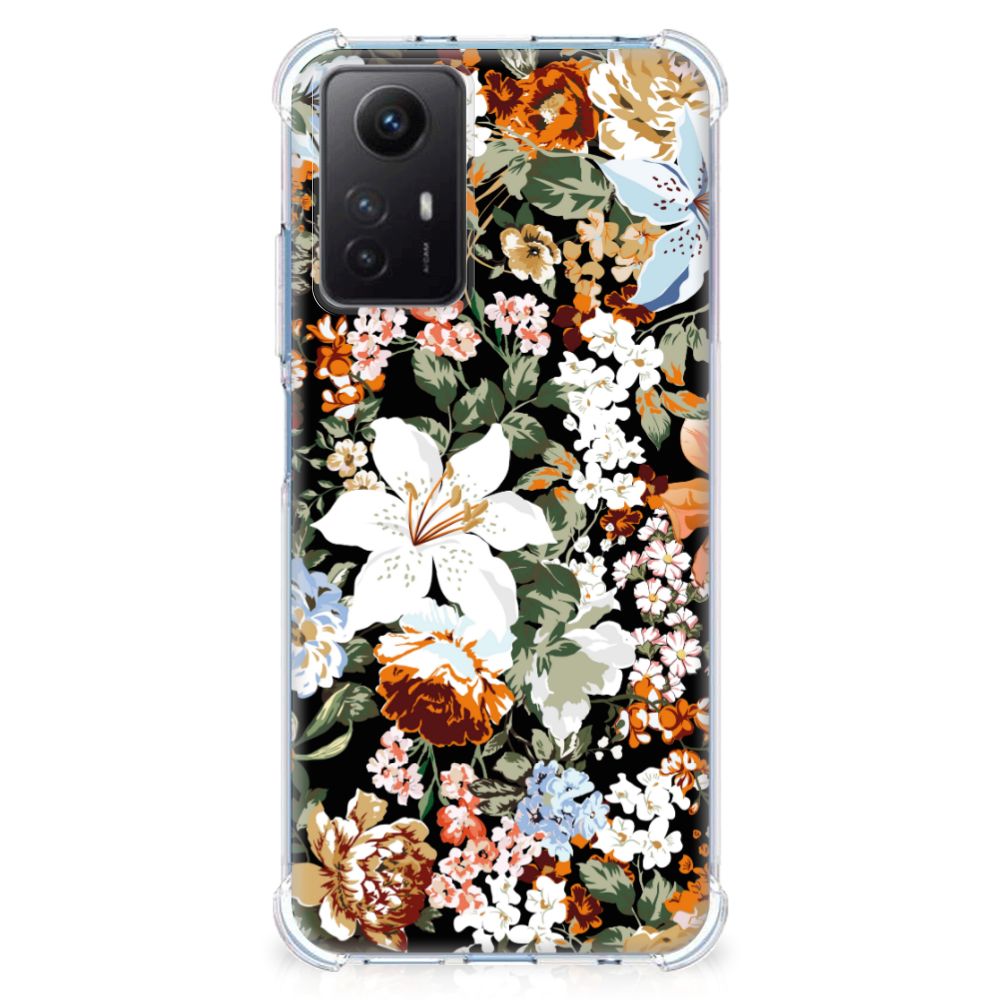 Case voor Xiaomi Redmi Note 12s Dark Flowers