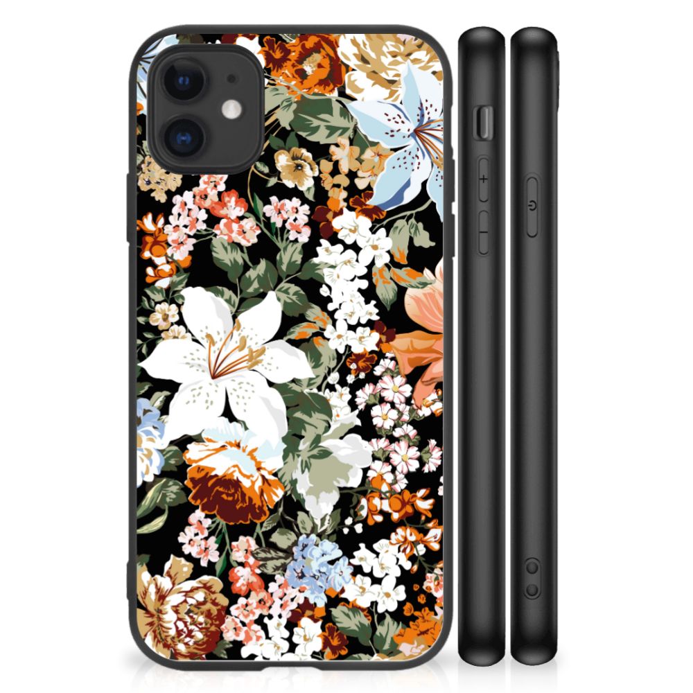 Bloemen Hoesje voor iPhone 11 Dark Flowers