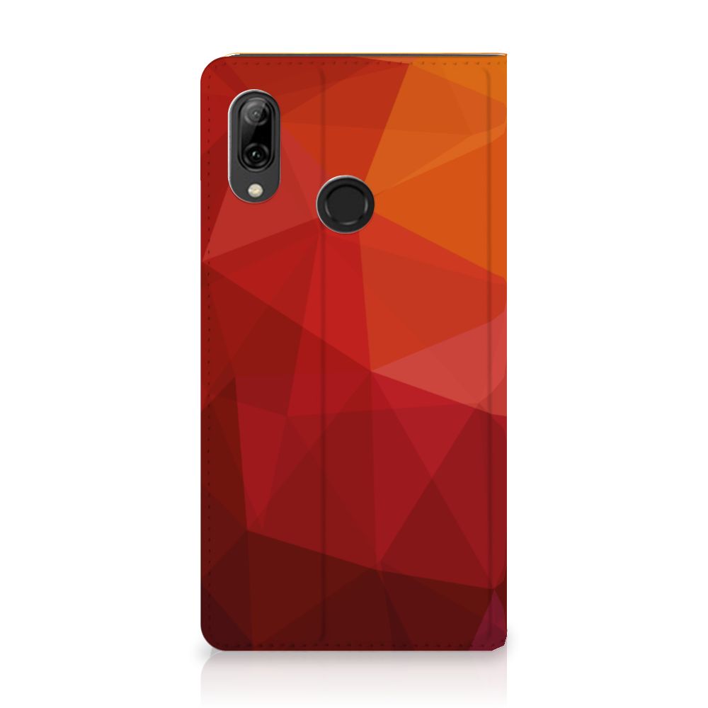 Stand Case voor Huawei P Smart (2019) Polygon Red
