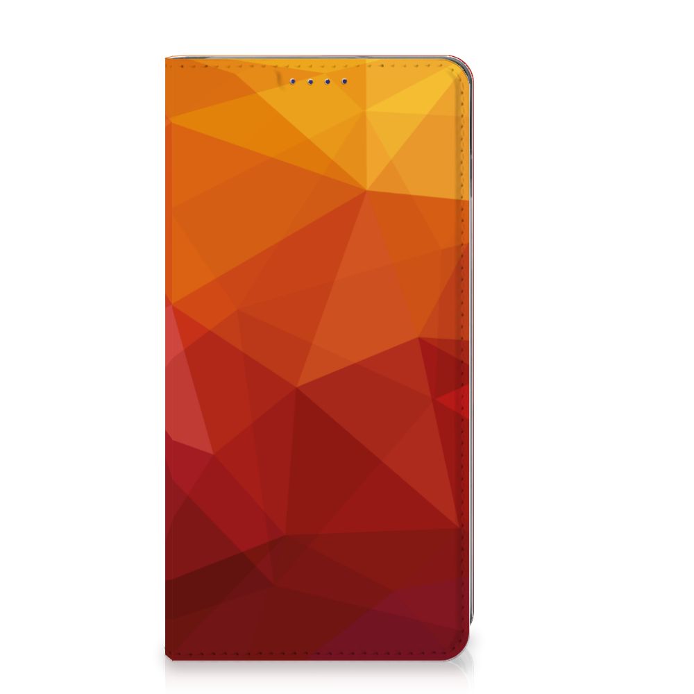 Stand Case voor Samsung Galaxy S10 Polygon Red
