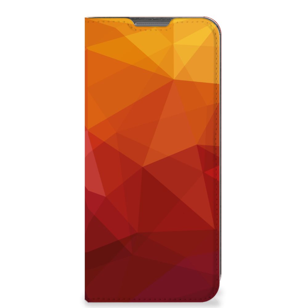 Stand Case voor OPPO A77 5G | A57 5G Polygon Red