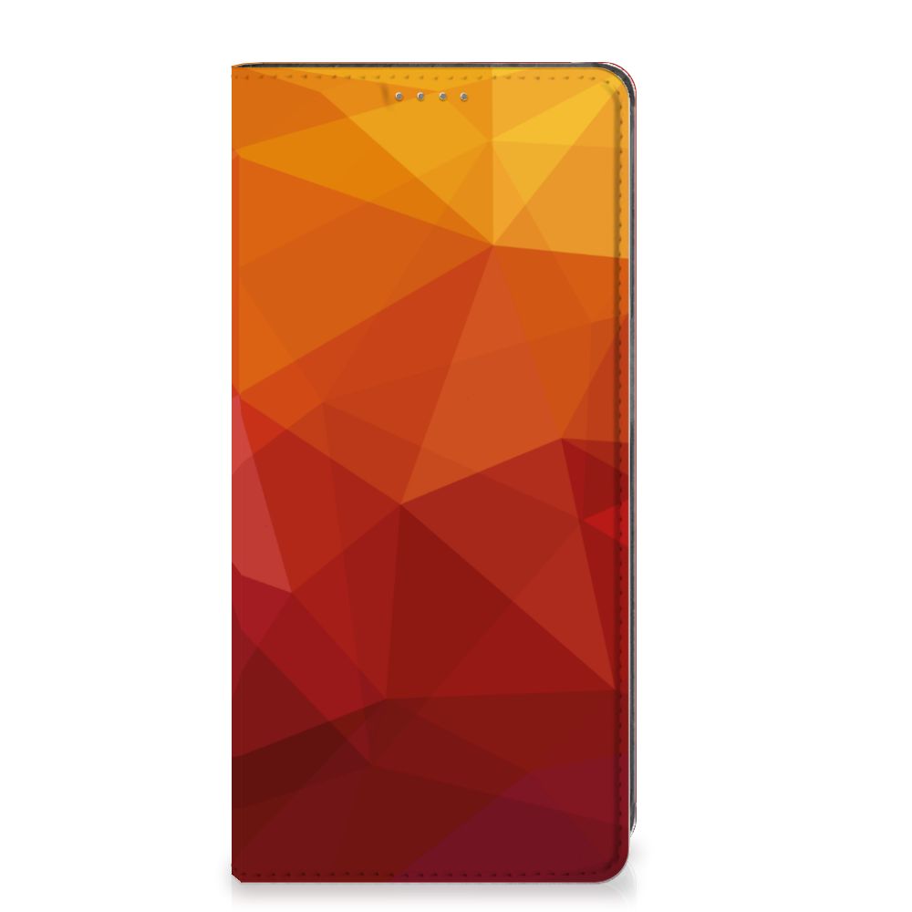 Stand Case voor Samsung Galaxy A34 Polygon Red