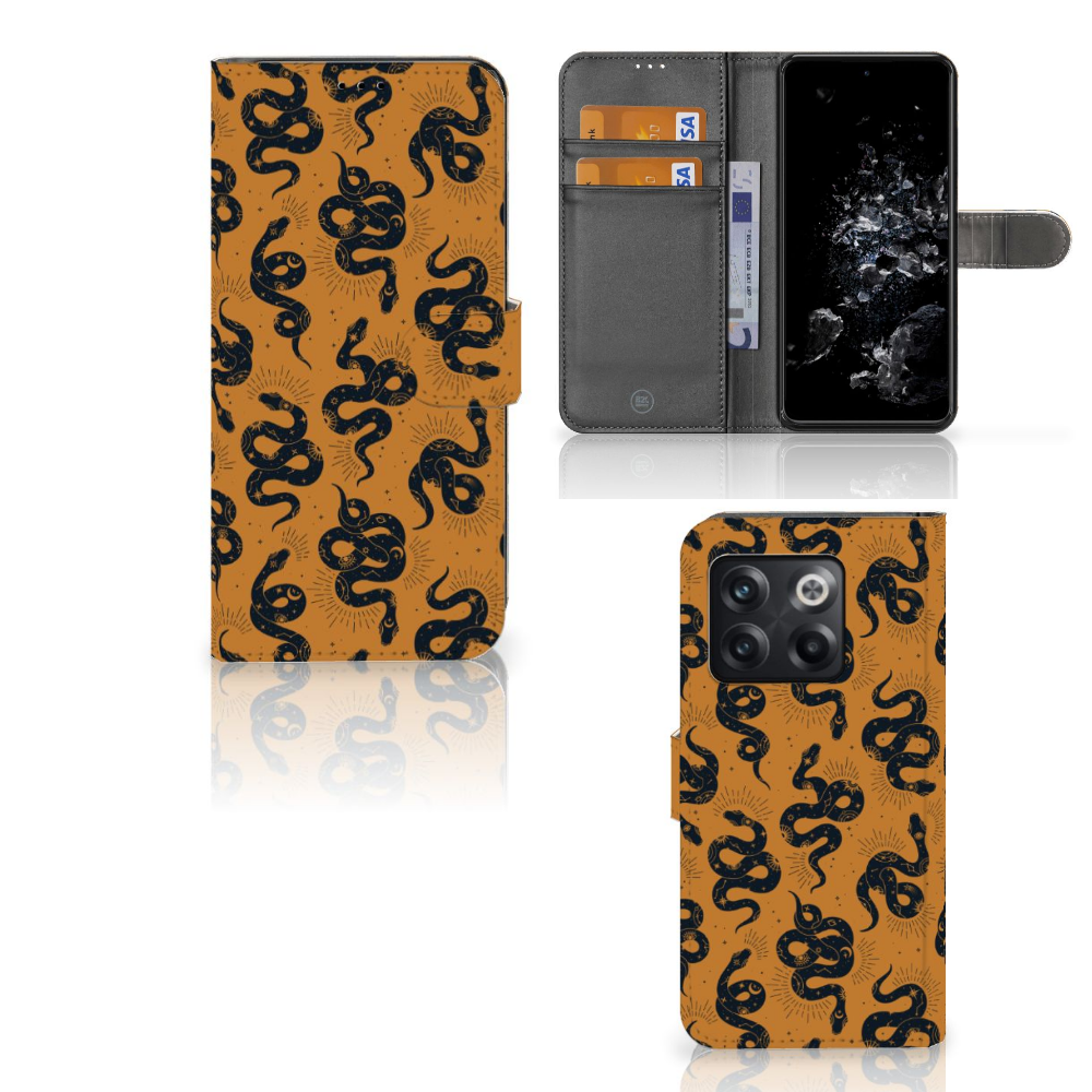 Telefoonhoesje met Pasjes voor OnePlus 10T Snakes