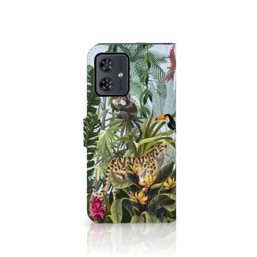 Telefoonhoesje met Pasjes voor Motorola Moto G54 Jungle