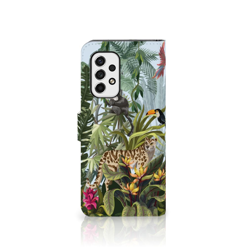 Telefoonhoesje met Pasjes voor Samsung Galaxy A53 Jungle