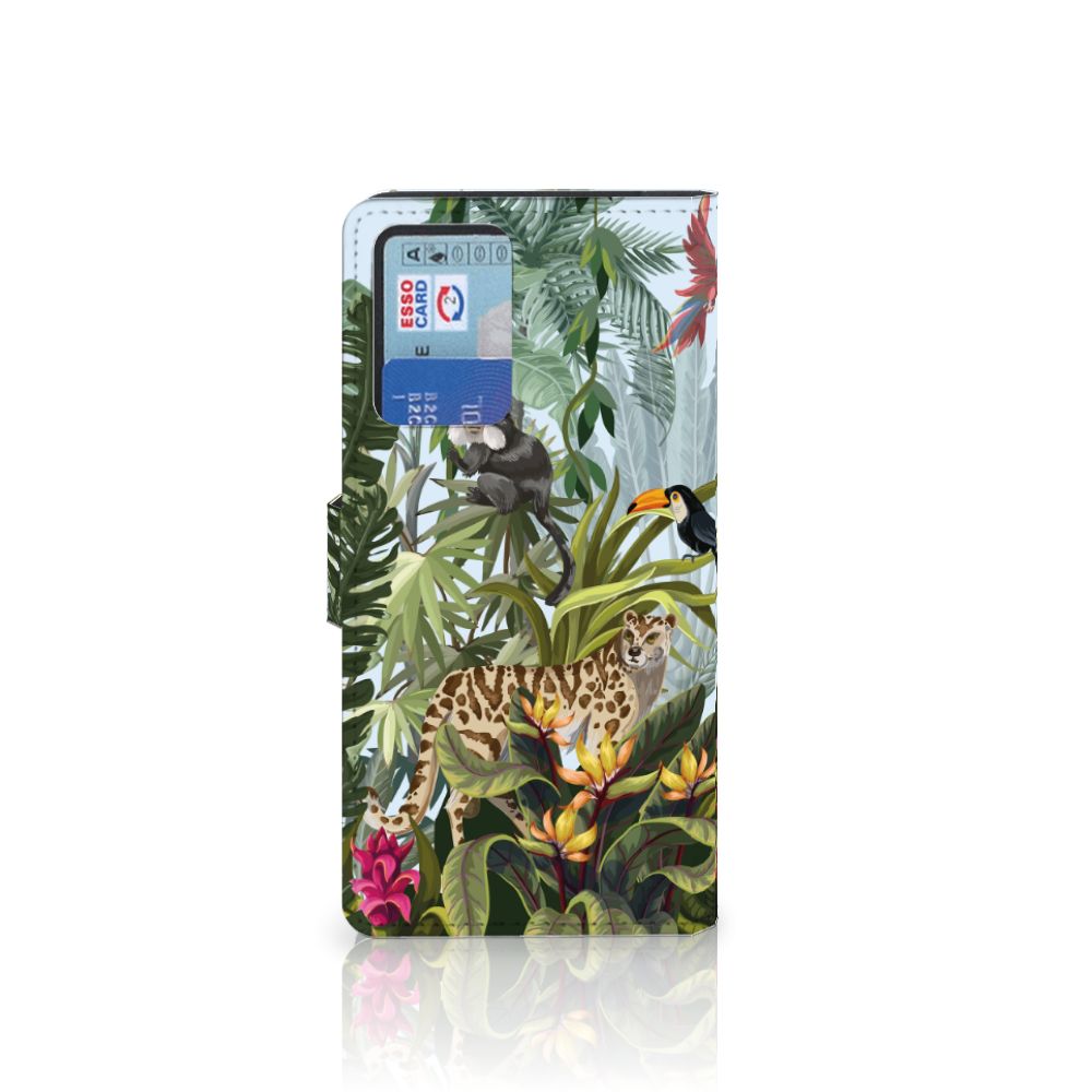Telefoonhoesje met Pasjes voor Xiaomi Redmi Note 10 Pro Jungle