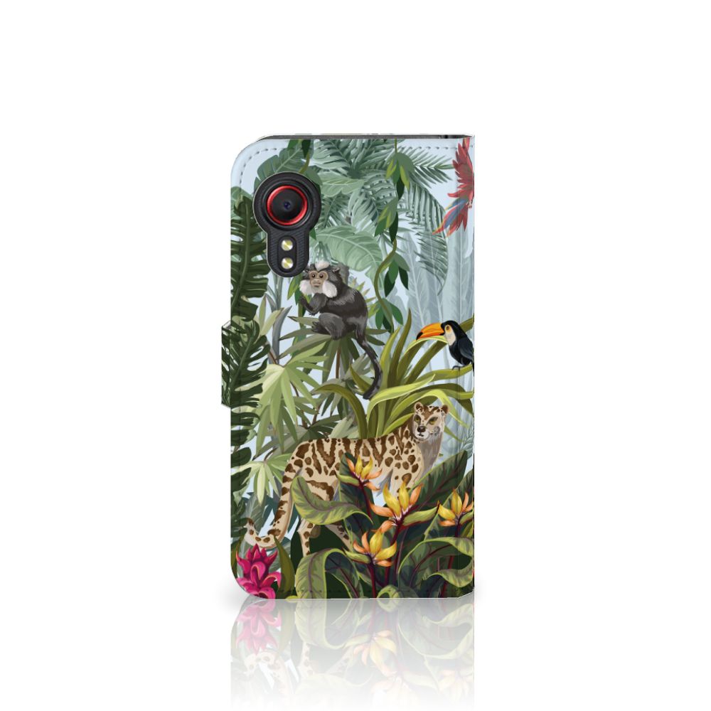 Telefoonhoesje met Pasjes voor Samsung Galaxy Xcover 5 Jungle